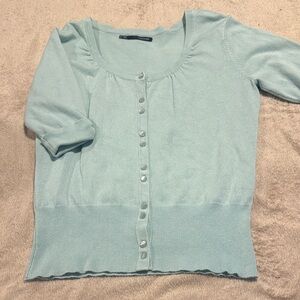 Maurices Soft Mint Button-Down Shirt - perfect for Spring.